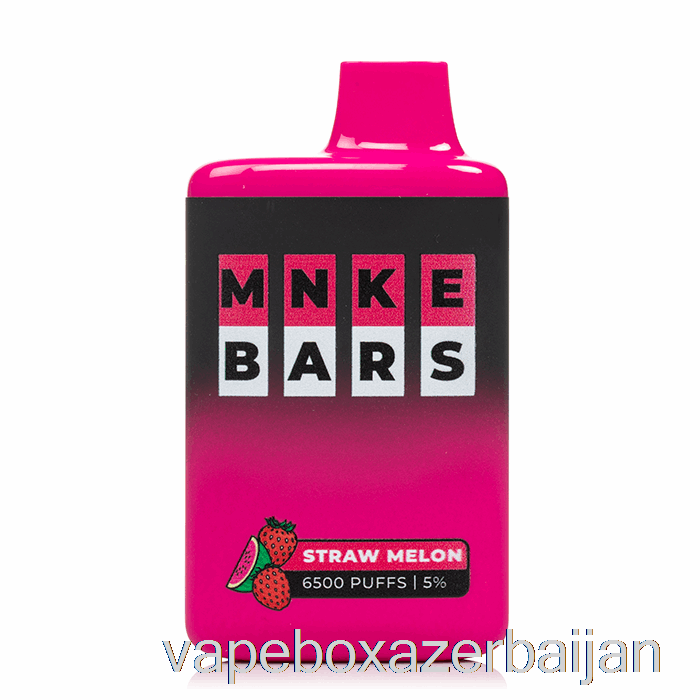 Vape Box Azerbaijan MNKE BARS 6500 Disposable Strawmelon